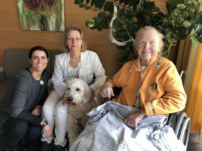 Sana Klinikum Hof – Give the day more joy of life Animal assisted therapy in palliative medicine
